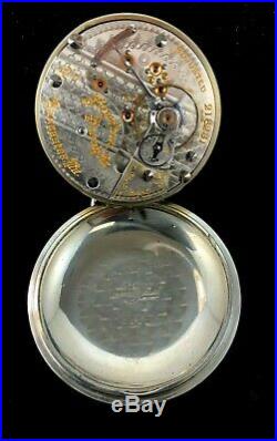 Hamilton 940 18s 21J Railroad Pocket watch Crescent Case Extra Fine condition