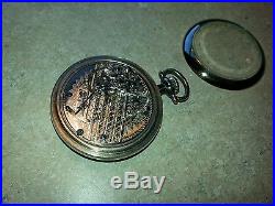 Hamilton 940 pocket watch screw cover salesman case