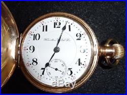 Hamilton 941 21 Jewel 18 sz Dueber 14K Gold Hunting Case Pocket Watch SN 257844