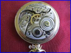 Hamilton 956 Electric Railway Special 17-jewel 16-size Pocket Watch, YGF Case
