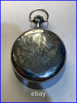 Hamilton 974 Antique 16s 17J Repousse Case Pocket Watch Private Label Dial Runs