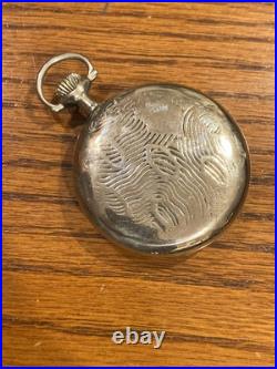 Hamilton 974 Antique 16s 17J Repousse Case Pocket Watch Private Label Dial Runs