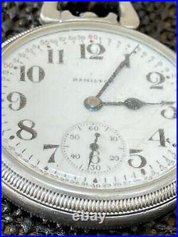 Hamilton 992B Grade US Military 16S 21 Jewels Pocket Watch in Keystone Case