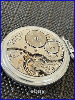 Hamilton 992B Grade US Military 16S 21 Jewels Pocket Watch in Keystone Case