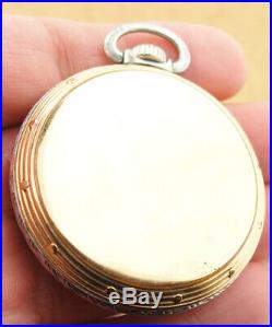 Hamilton 992 Pocket Watch Montgomery Dial Two Tone Case 1914 Double Sunk Dial