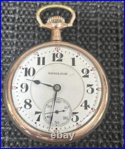Hamilton 992 RR Grade 16s Model 12 21j Dueber GF Case 1923