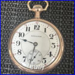 Hamilton 992 RR Grade 16s Model 12 21j Dueber GF Case 1923