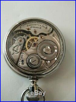 Hamilton Electric Railway Special Montgomery Dial 17 jewel Hamilton Display Case