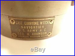 Hamilton GCT 4992B Military 1944 Master Navigation In Original Army Case WW2