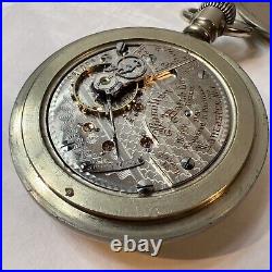 Hamilton Grade 940 18s 21j Running Serviced Antique Pocket Watch Alaska Case