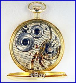 Hamilton Hayden W Wheeler 21 Jewel 16s 14k Gold Original Case Pocket Watch