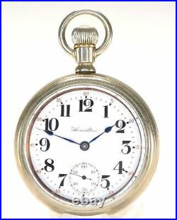 Hamilton Pocket Watch 18 Size 17 Jewel 924 Swingout Case CS109
