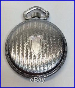 Hamilton Pocket Watch 950 23J 1906 Chrome Case (w112)
