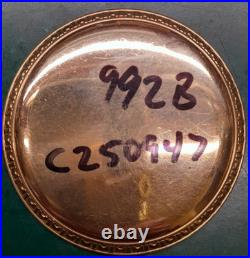 Hamilton Railroad Grade Pocket Watch 992B Canadian Case and Dial