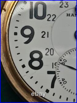 Hamilton Railroad Grade Pocket Watch 992B Canadian Case and Dial