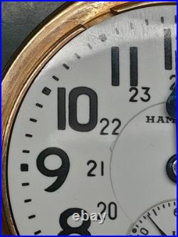 Hamilton Railroad Grade Pocket Watch 992B Canadian Case and Dial