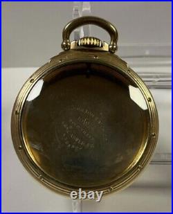Hamilton Watch Co. 10K Gold Filled Pocket Watch Case With Crystal
