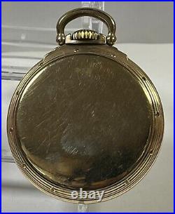 Hamilton Watch Co. 10K Gold Filled Pocket Watch Case With Crystal