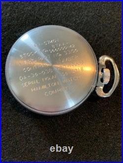 Hamilton Watch Co. Us Military Gct Pocket Watch Case
