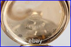 Hamilton ca. 1903 17J Jeweler Signed W. P Carruthers Hunting Case 16s Pocket Watch