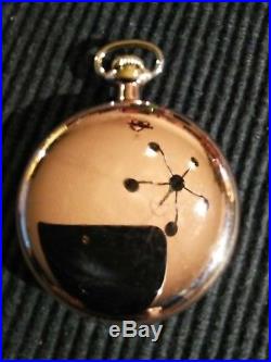 Hampden 16S Great fancy dial 21 jewels grade 227 gold filled case restored