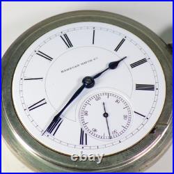 Hampden 18 Size Lafayette, Gold Settings/Screws, Silver Case RUNS