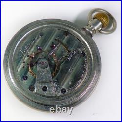 Hampden 18 Size Lafayette, Gold Settings/Screws, Silver Case RUNS