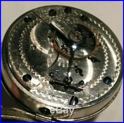 Hampden 18 size 16 jewels grade No. 44 fancy dial (1896) silverode case