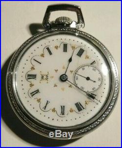 Hampden 18 size 7 jewels Champion fancy dial (1900) base case