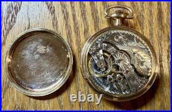 Hampden Antique Pocket Watch 16size, 17 Jewels, Stunning Gold Case