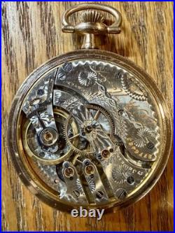 Hampden Antique Pocket Watch 16size, 17 Jewels, Stunning Gold Case