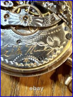 Hampden Antique Pocket Watch 16size, 17 Jewels, Stunning Gold Case
