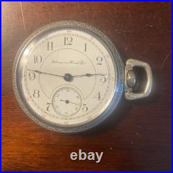 Hampden Dueber Grand 17J Pocket Watch. Engraved Keystone Case. Runs Excellent
