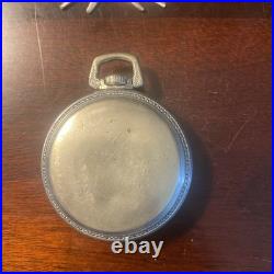 Hampden Dueber Grand 17J Pocket Watch. Engraved Keystone Case. Runs Excellent
