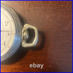 Hampden Dueber Grand 17J Pocket Watch. Engraved Keystone Case. Runs Excellent