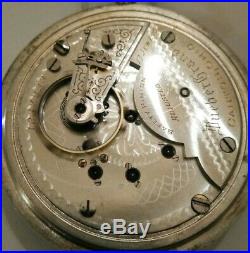 Hampden Dueber Grand 17 Jewel adjusted Railroad watch (1898) silverode case