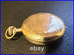 Hampden Gold filled Hunter Case size0 Pocket watch 1909