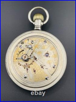 Hampden Pocket Watch 23j 18s Two Tone Special Railway Display Back Case