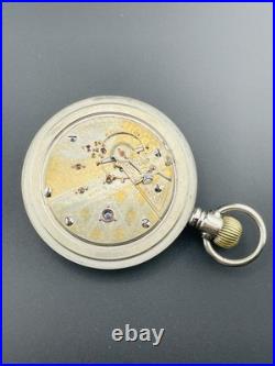 Hampden Pocket Watch 23j 18s Two Tone Special Railway Display Back Case