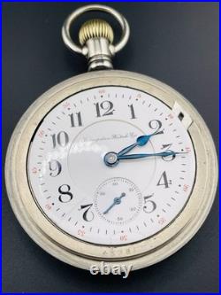 Hampden Pocket Watch 23j 18s Two Tone Special Railway Display Back Case