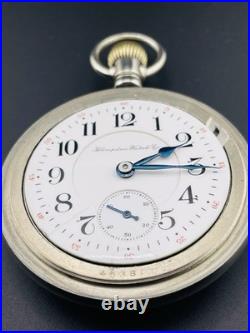 Hampden Pocket Watch 23j 18s Two Tone Special Railway Display Back Case