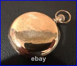 Hampden size 18, gold filled Hunter case Pocket watch