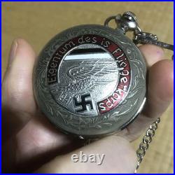 Hand-Wound Pocket Watch, 50mm Case, Working Condition, Vintage Timepiece