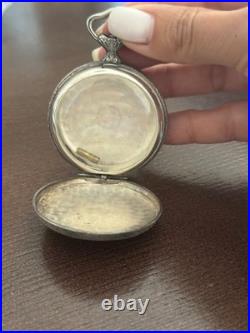 Hebdomas Cupronickel Pocket Watch Case Hunting Theme