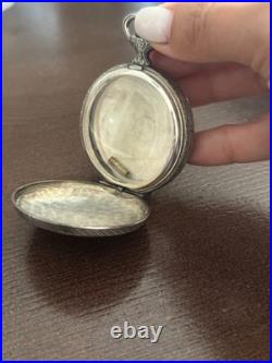 Hebdomas Cupronickel Pocket Watch Case Hunting Theme