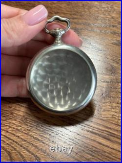 Hebdomas Open Face Pocket Watch Case Hunting Scene