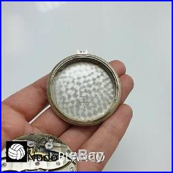High grade ultra slim 2mm pocket watch movement and case parts