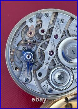 Howard 23 Jewels Series O 1915 Railroad Pocket Watch With Howard Case