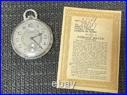Howard Keystone Model 1921 Series 15 Pocket Watch 10s 19j Keystone Case Runs