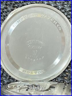 Howard Keystone Model 1921 Series 15 Pocket Watch 10s 19j Keystone Case Runs